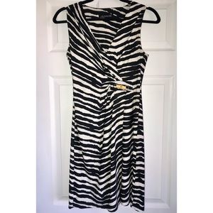 ZEBRA PRINT DRESS ~ LAURA PETITES